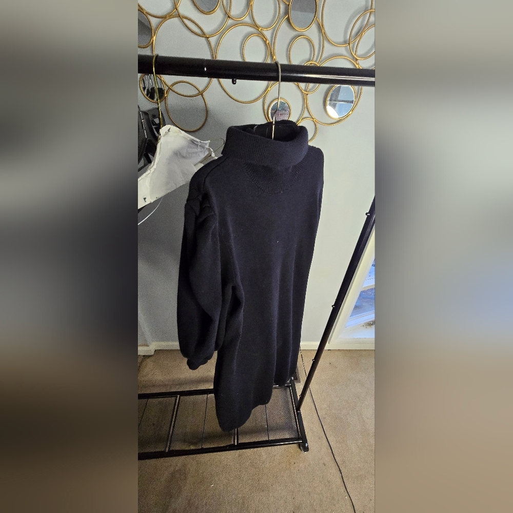 Who What Wear Black Ribbed Knit